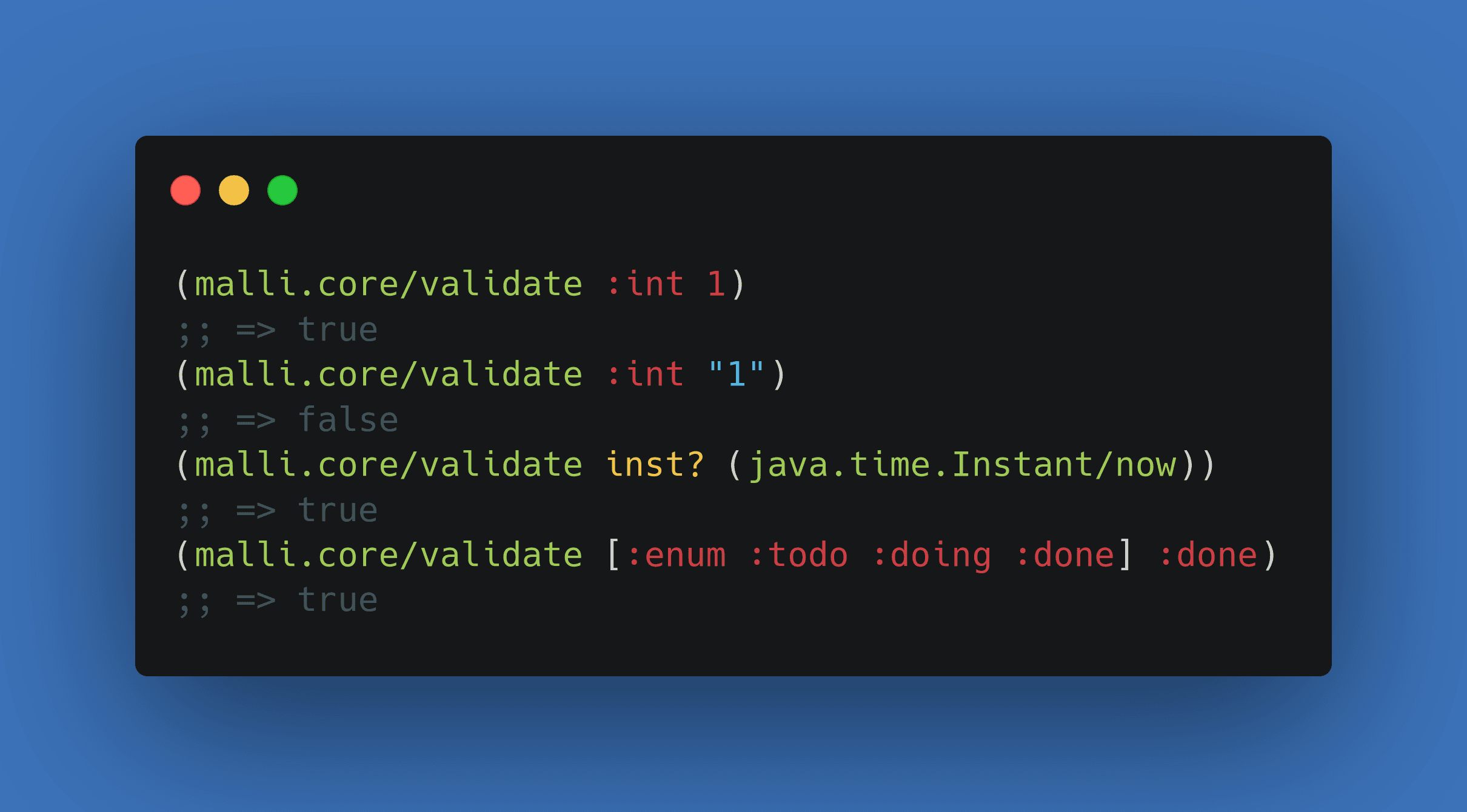 Data Validation in Clojure